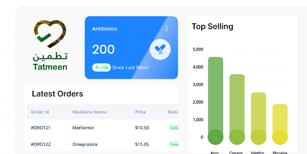 PharmaERP product screenshot