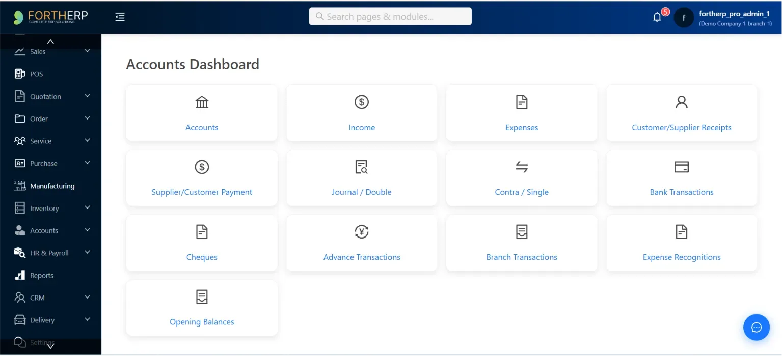 ForthBooks Interface